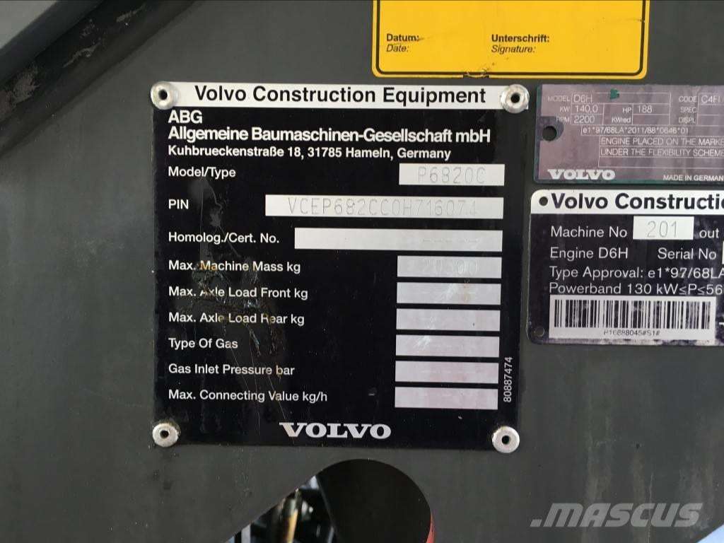 VOLVO P6820C VOLVO P6820C